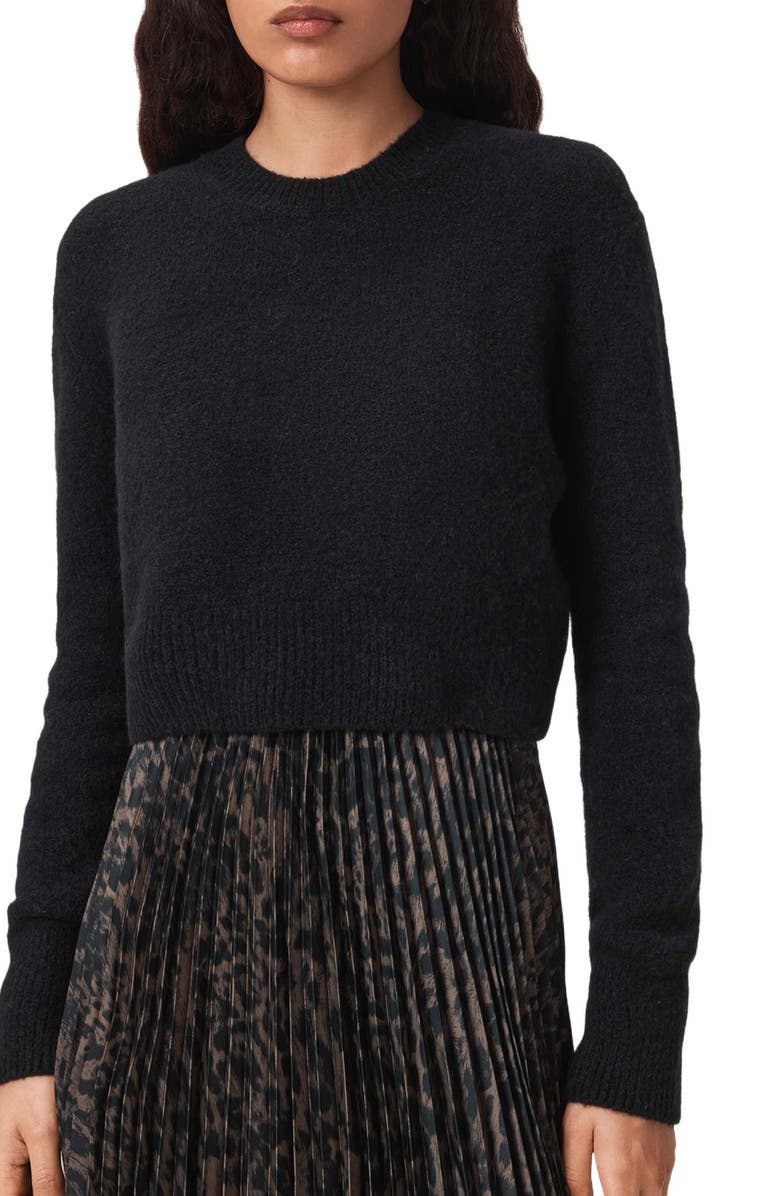 AllSaints Evia Sleeveless Dress & Sweater Set, Alternate, color, 