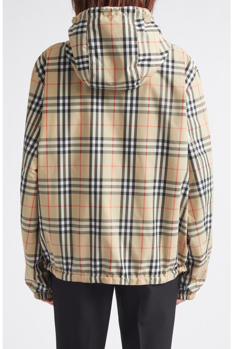 Newport Reversible Hooded Windbreaker, Alternate, color, SAND IP CHECK