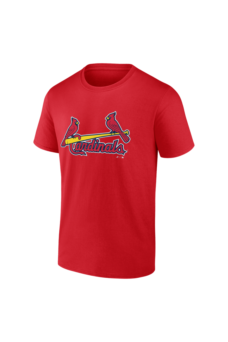 Men's Logo Athletic Red St. Louis Cardinals Wordmark T-Shirt, Alternate, color, Red
