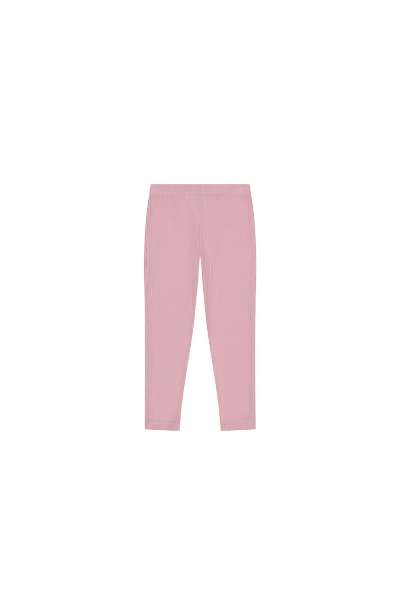 Busy Bees Leggings Light Pink Ribbed Knit, Main, color, Light Pink