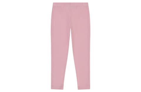 Leggings Light Pink Ribbed Knit