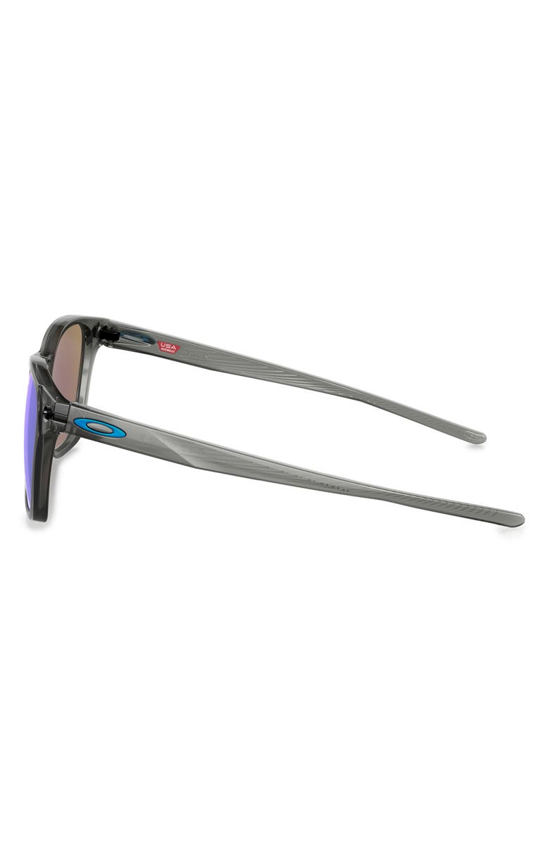 Oakley Ojector 55mm Prizm<sup>™</sup> Polarized Irregular Sunglasses, Alternate, color, Grey Smoke