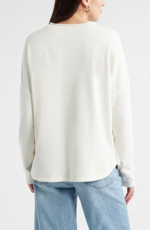 Caslonr Caslon(r) Roll Crewneck Terry Sweatshirt