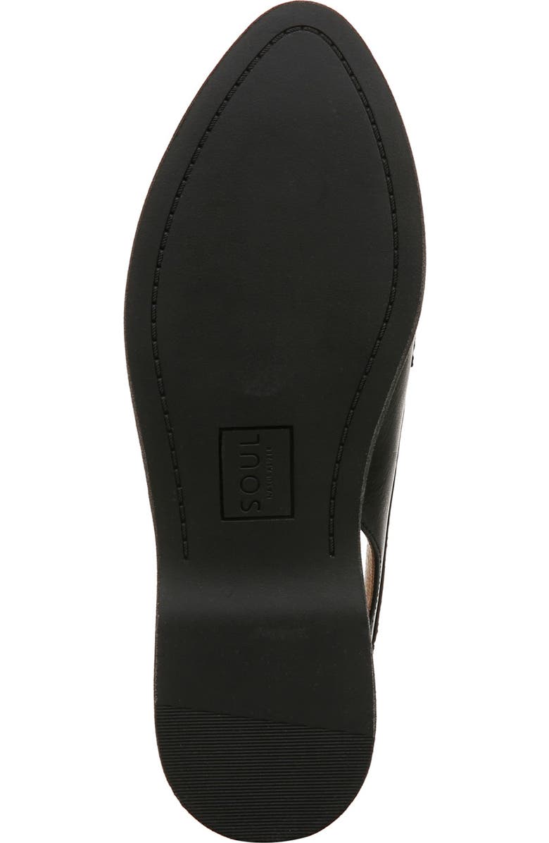 SOUL NATURALIZER Yeah Slingback Flat, Alternate, color, Black Faux Leather