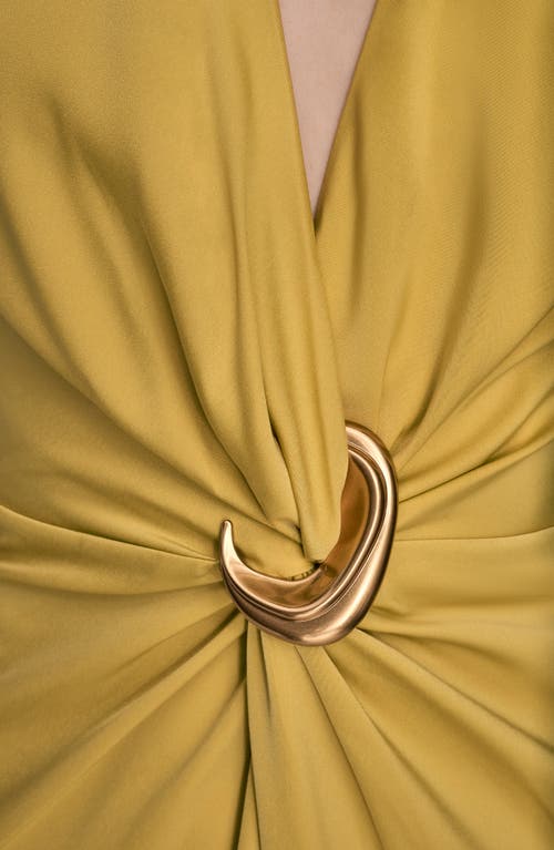 Donna Karan New York Twisted Sleeveless Gown In Pink