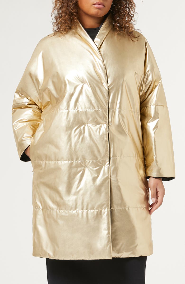 Marina Rinaldi Rugiada Reversible Insulated Jacket, Alternate, color,