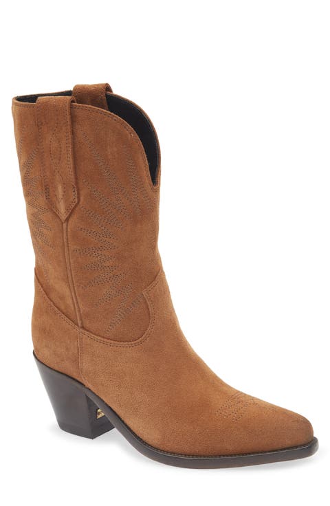 Wish Star Pointed Toe Western Boot (Women)