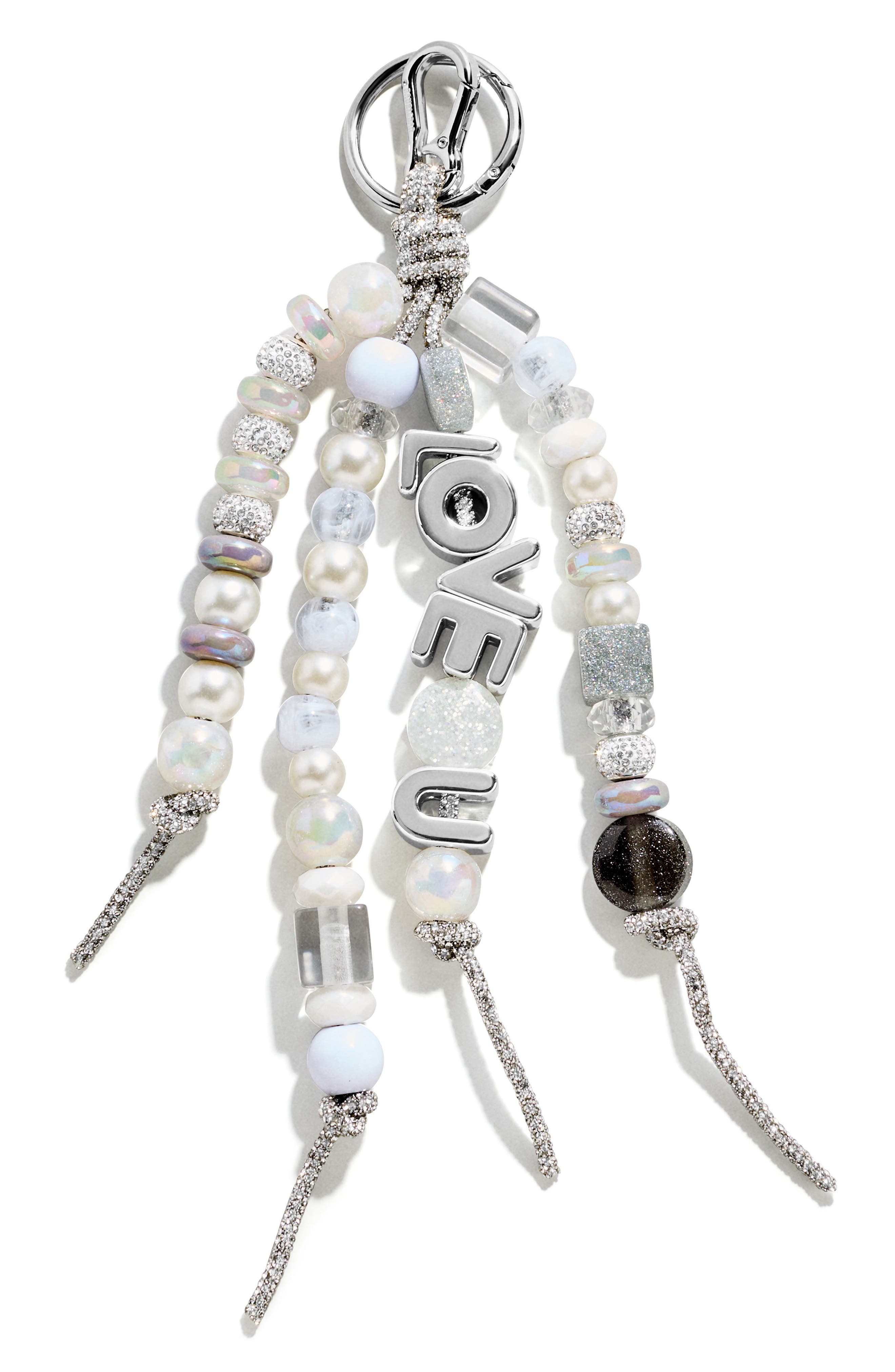 BaubleBar DIY Bag Charm Kit, Alternate, color, Silver