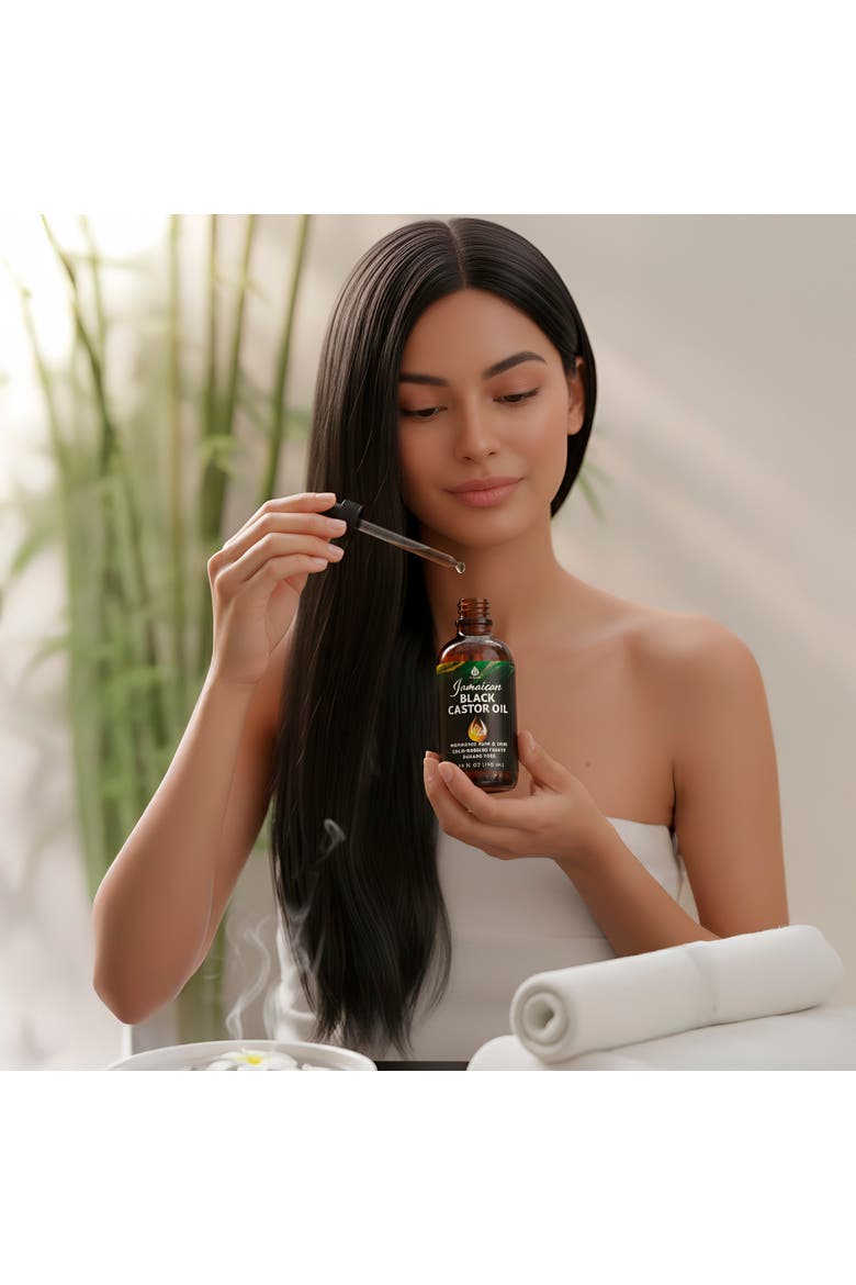 Jamaican Black Castor Oil, Alternate, color, Black