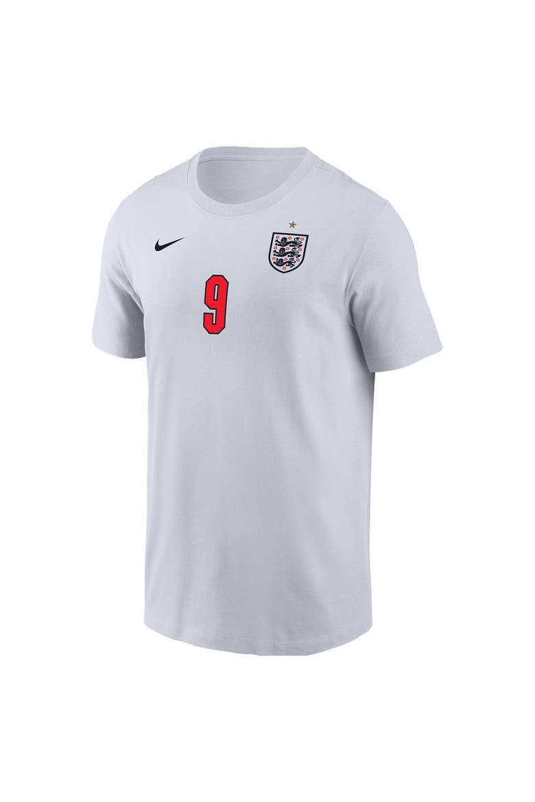 Men's Nike Harry Kane White England National Team Name & Number T-Shirt, Alternate, color, White