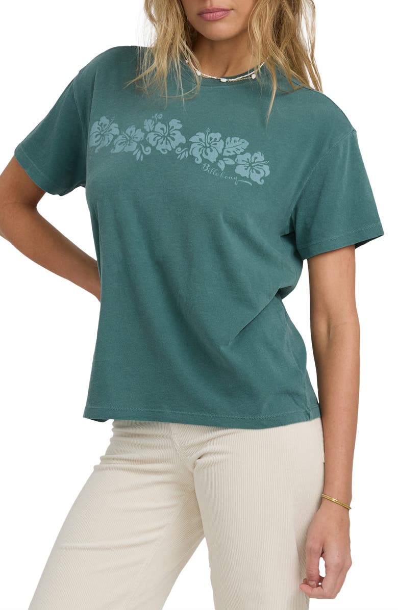 Billabong Dreams for Days Short Sleeve Graphic T-Shirt, Alternate, color, Aspen