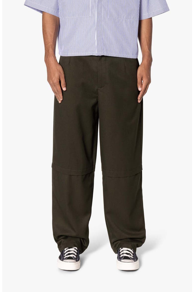 Hello Preppy Convertible Baggy Pants, Main, color, OLIVE