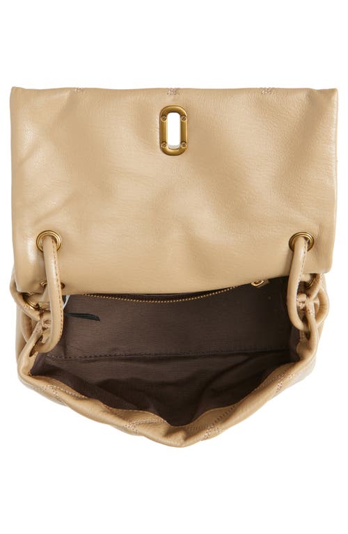 Shop Marc Jacobs The Mini Dual Chain Diamond Quilted Leather Shoulder Bag