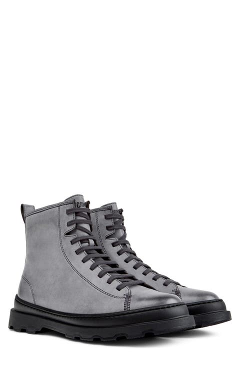 Brutus Leather Lace-Up Boot
