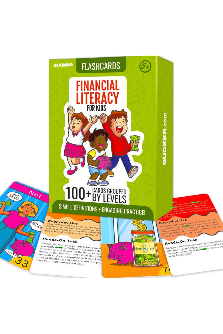 Educational Kids Sight Words & Learning Flash Cards, Main, color, Financial Literacy