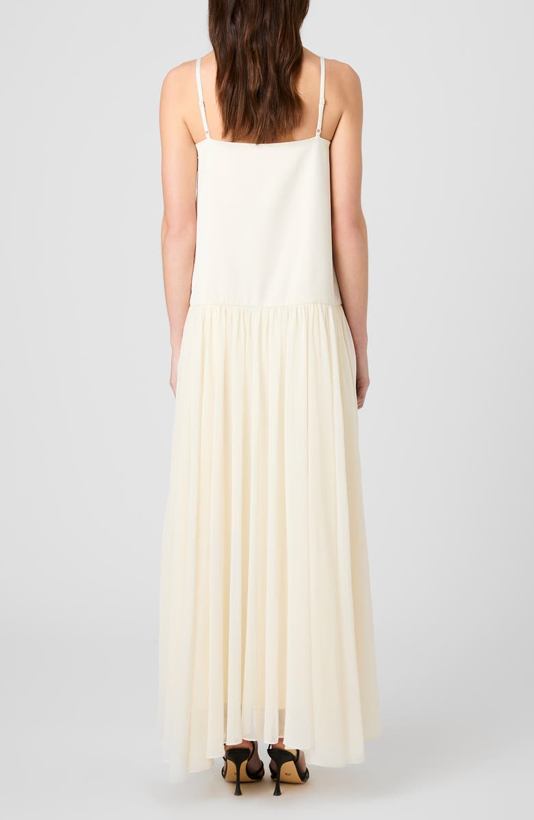 French Connection Marina Mixed Media Drop Waist Maxi Dress, Alternate, color,