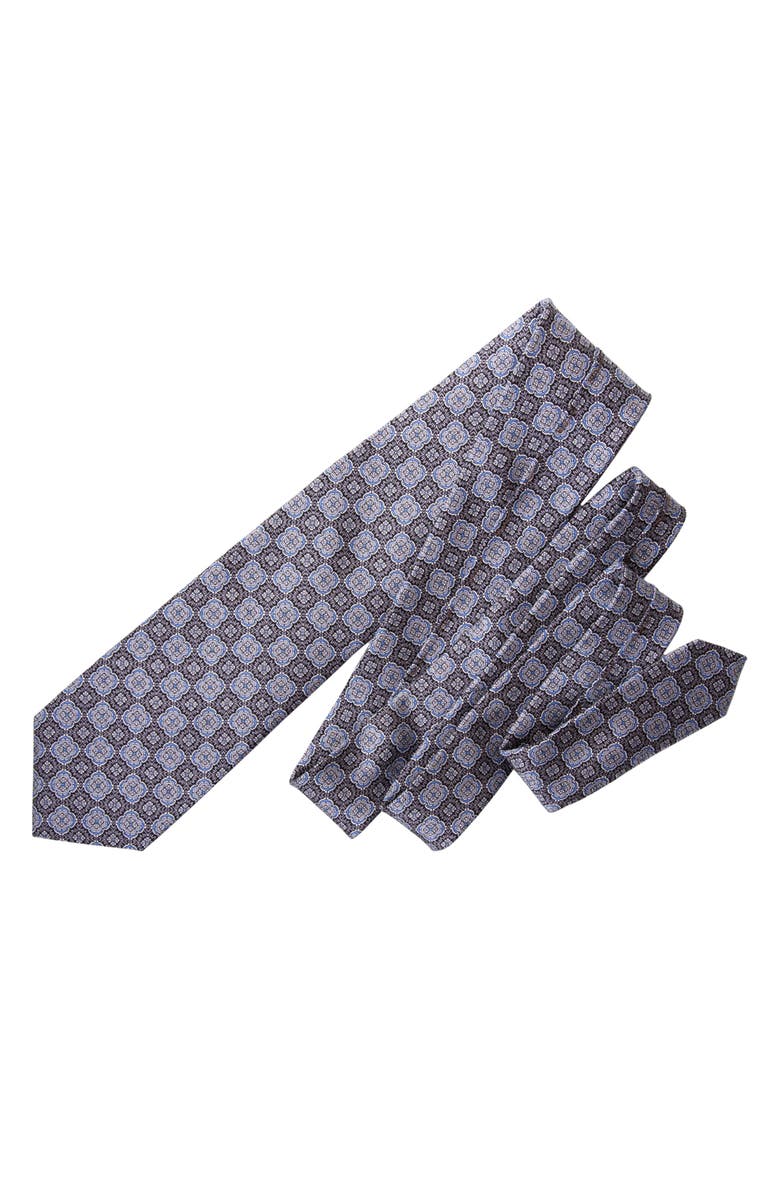 Elizabetta Veneto - Extra Long Printed Silk Tie for Men, Alternate, color, 