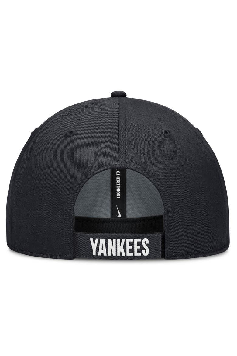 Men's Nike White/Navy New York Yankees Club Performance Adjustable Hat, Alternate, color, White