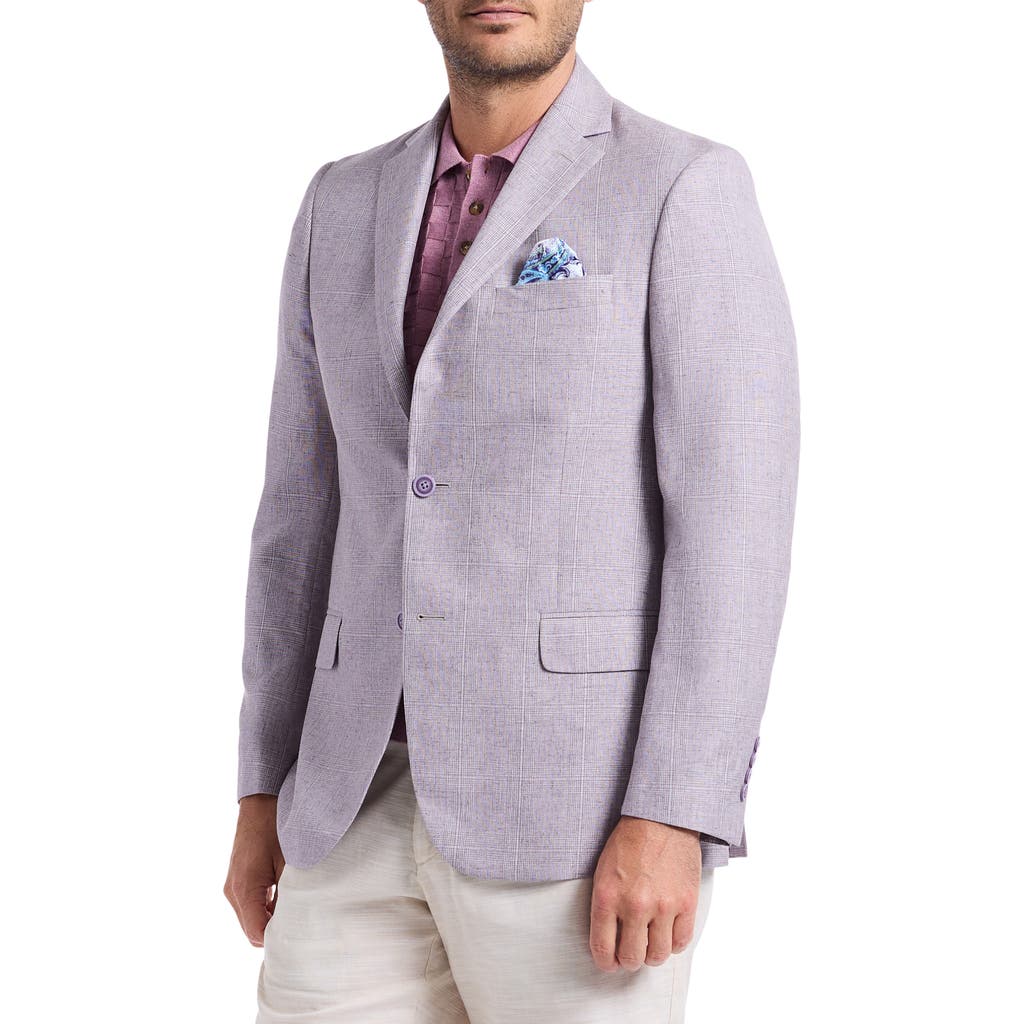 Robert Graham Salford Contemporary Fit Light Purple Plaid Sport Coat