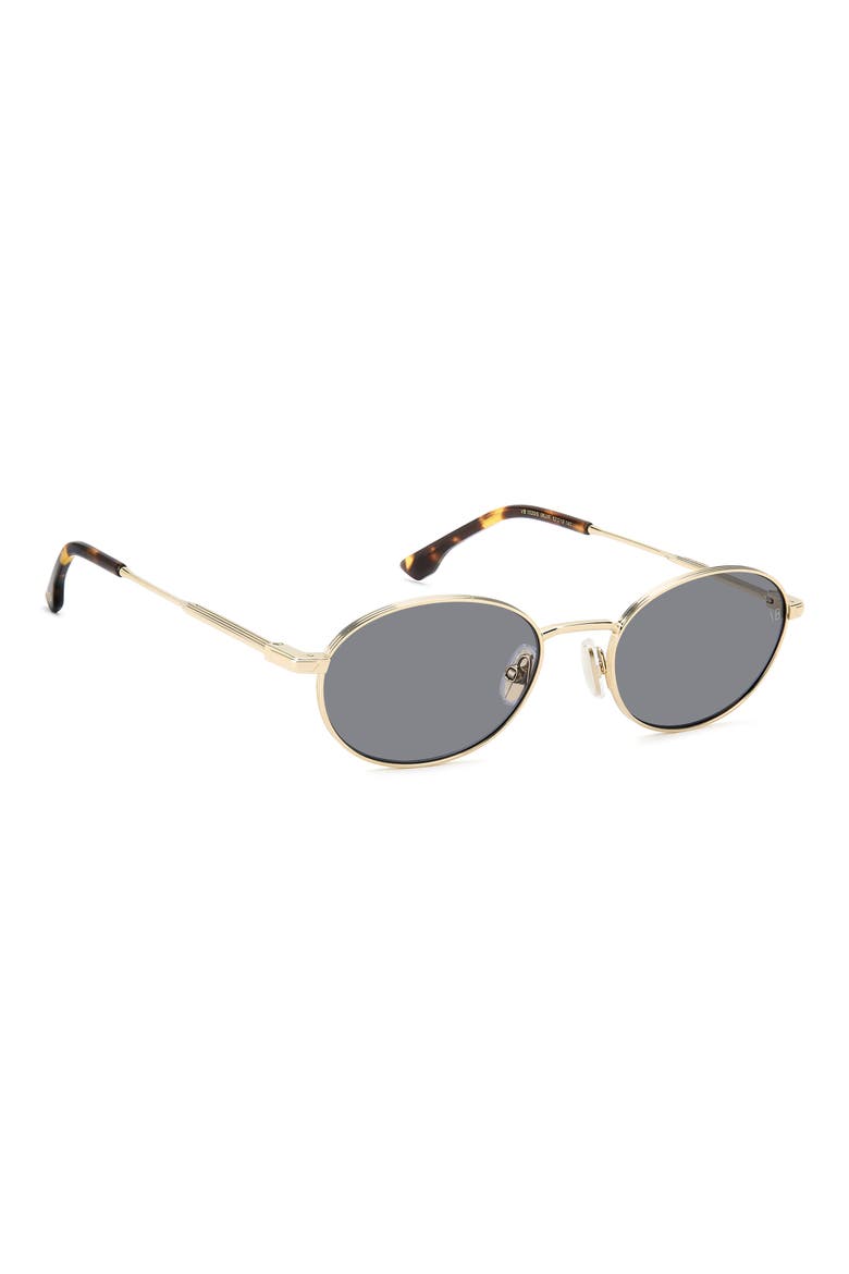 VB 1020/S 52mm Oval Sunglasses, Alternate, color, GOLD HAVANA/ GREY
