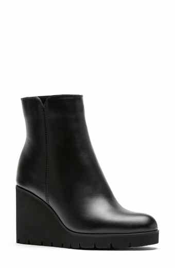 La Canadienne Go Wedge Leather Bootie
