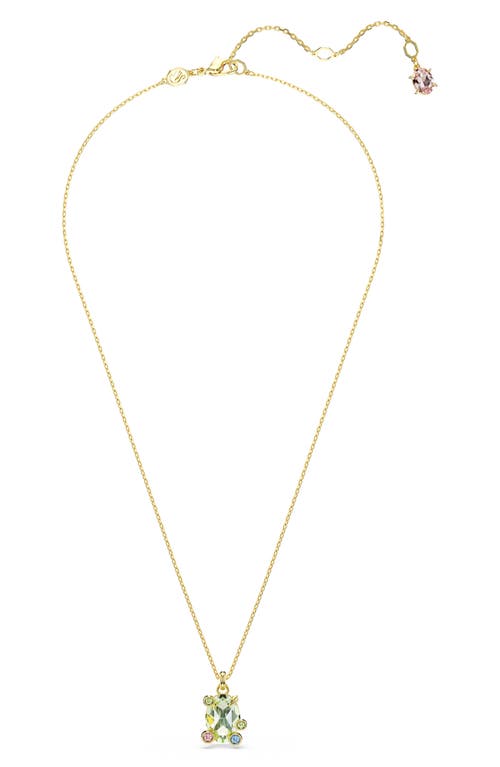 Swarovski Gema Crystal Pendant Necklace In Multi