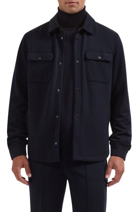Soft Touch Knit Shirt Jacket