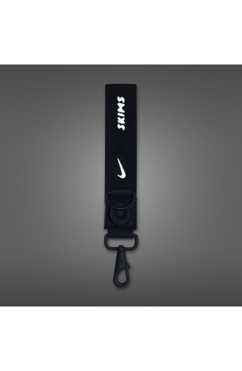 Nike Keychain Wristlet, Alternate, color, Obsidian/ Silver