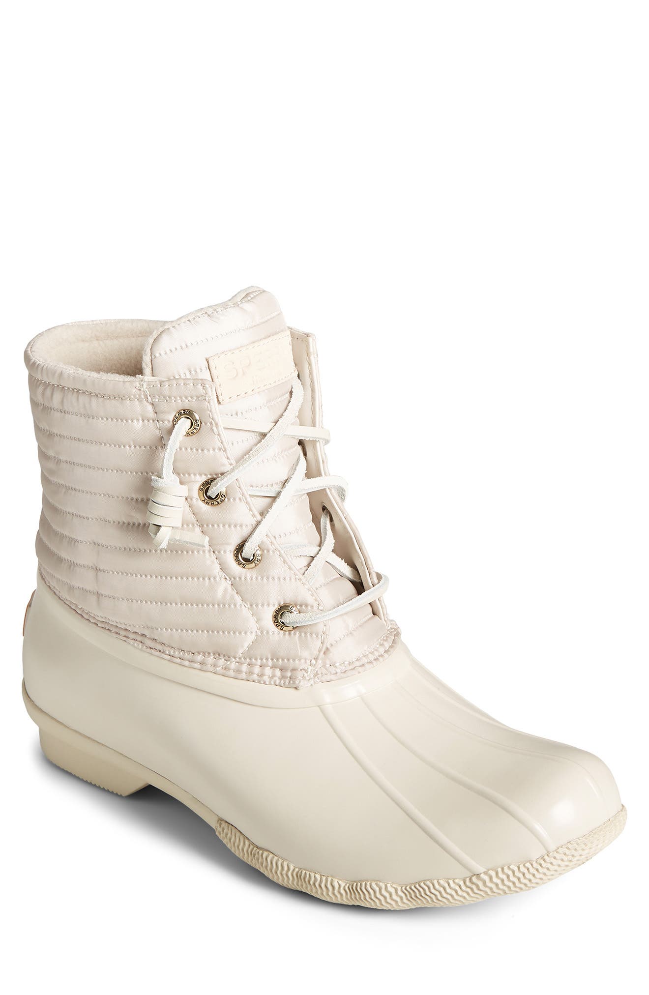 Saltwater Puff Water Resistant Duck Boot, Main, color, IVORY