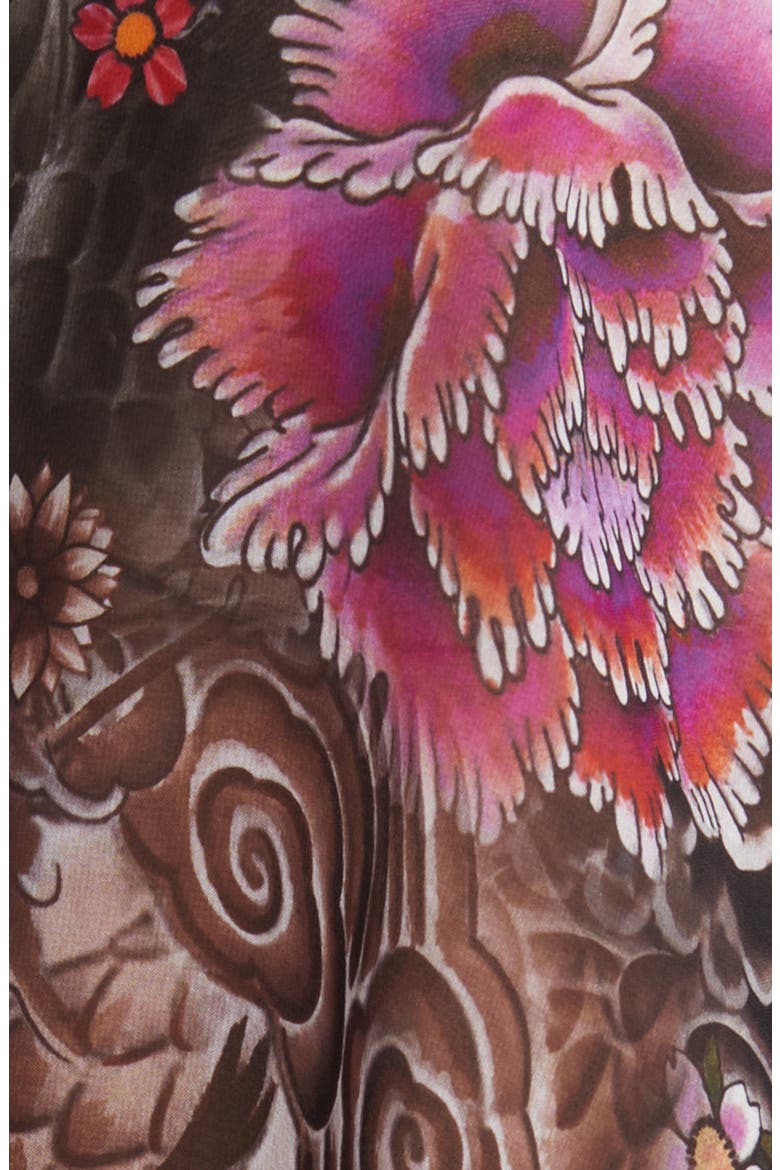 Robin Tiger Print Chiffon Top, Alternate, color, BLACK MULTI