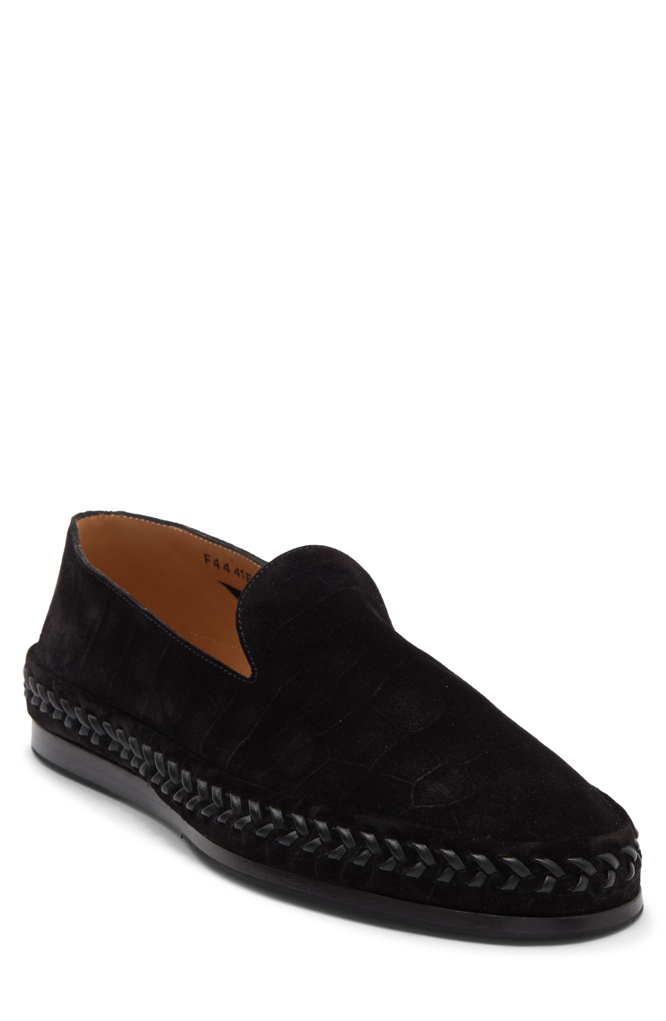 John Varvatos Bari Venetian Loafer, Main, color, Black