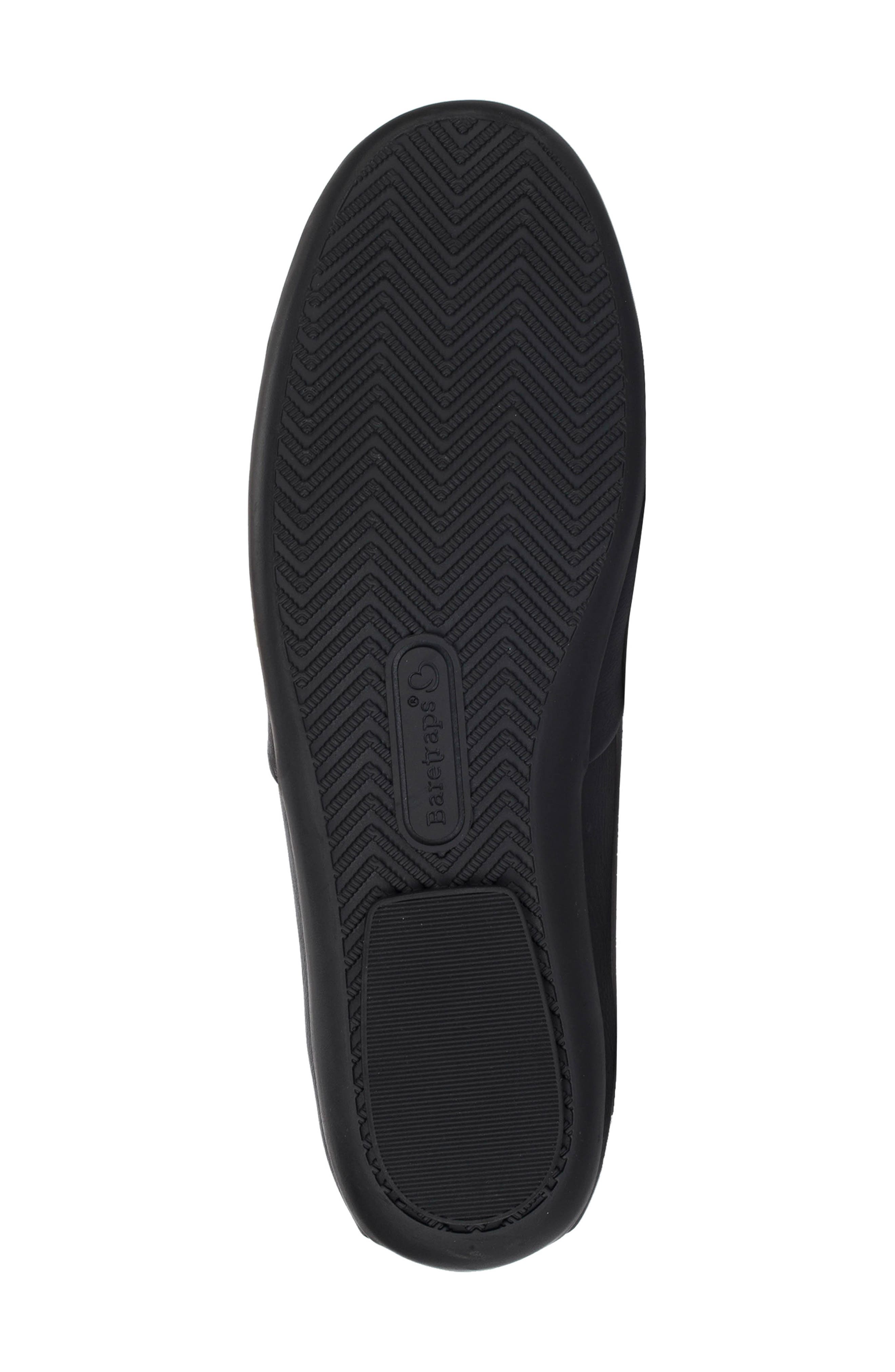 BARETRAPS Piper Ruched Flat, Alternate, color, Black