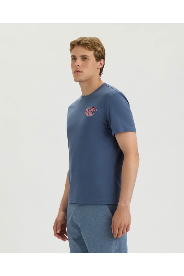 After Summer Short Sleeve Tee, Alternate, color, VINTAGE INDIGO