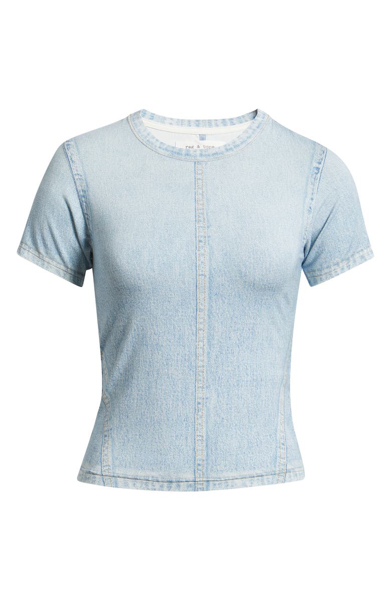 rag & bone rb Miramar Jersey Baby Tee, Alternate, color, Aria