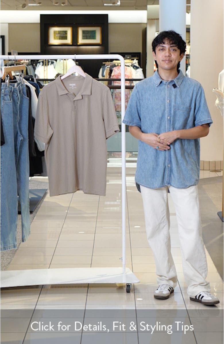 Casual Seersucker Polo, sales video thumbnail