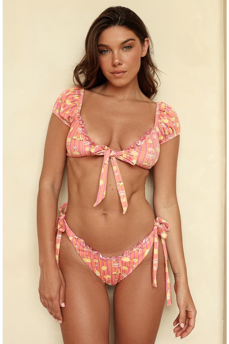 Toledo Cheeky Bikini Bottom, Alternate, color, Cinque Terre