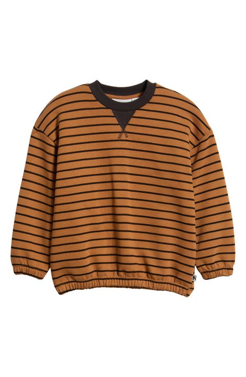 Kids' Stripe Organic Cotton Sweatshirt
