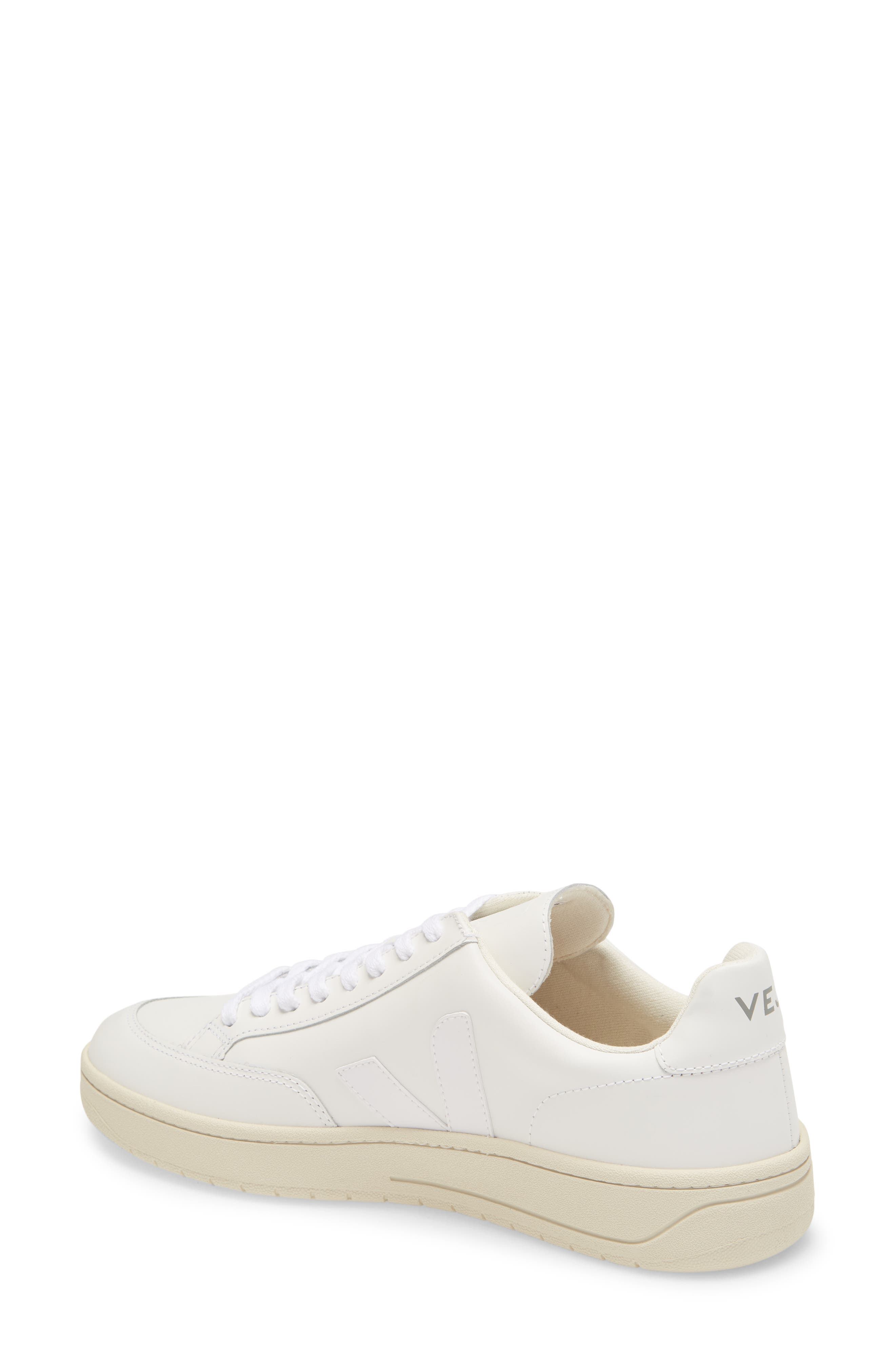 V-12 Low Top Sneaker, Alternate, color, EXTRA WHITE LEATHER