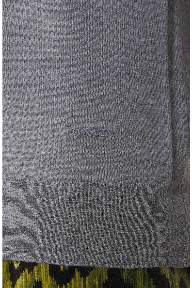 Classic Merino Wool Sweater, Alternate, color, Ash
