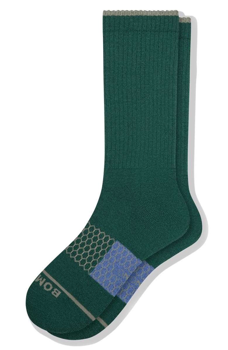 Bombas Arch Block Merino Wool Blend Crew Socks, Main, color, 