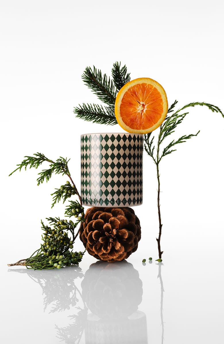 Boy Smells Christmas Tree Candle, Alternate, color,