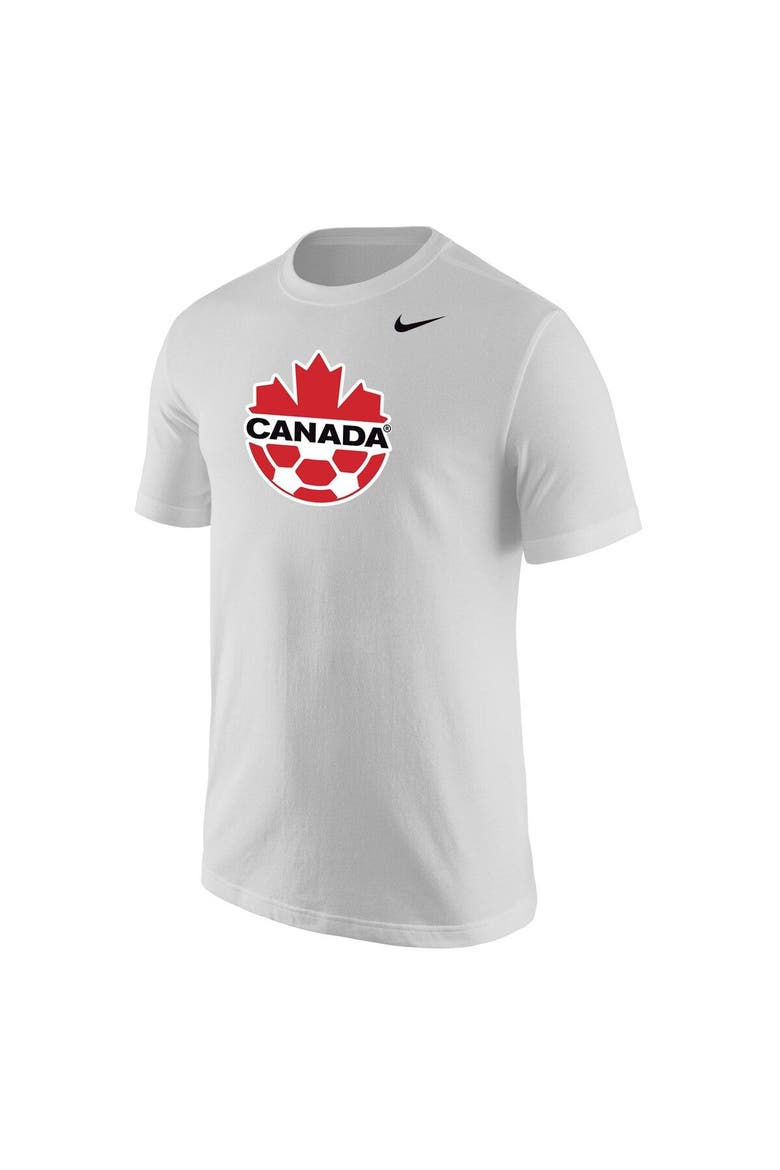 Men's Nike White Canada Soccer Core T-Shirt, Alternate, color, White