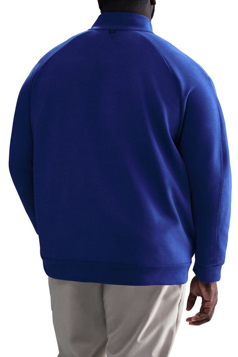 24.7 ImpossiblySoft Dri-FIT Half Zip Top, Alternate, color, DEEP ROYAL BLUE/ BLUE VOID