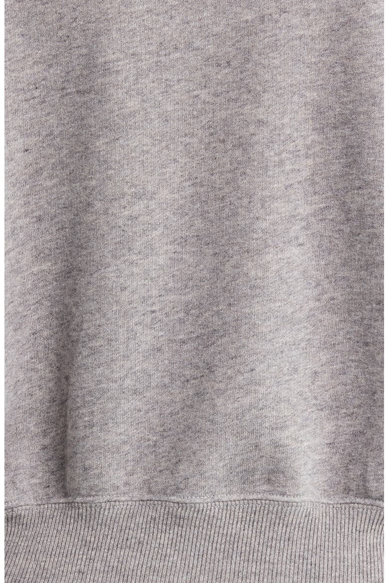 Cotton Blend Fleece Zip Hoodie, Alternate, color, DARK VINTAGE HEATHER