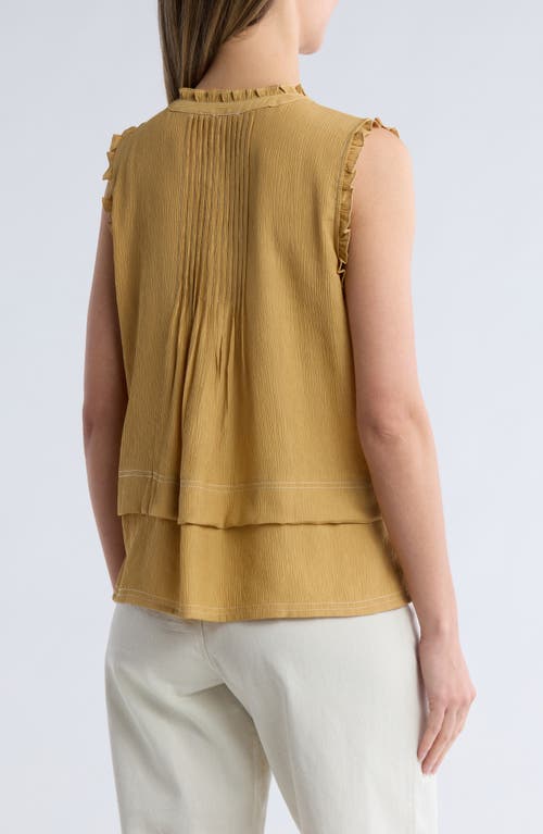 ADRIANNA PAPELL ADRIANNA PAPELL STITCHED TIERED TANK