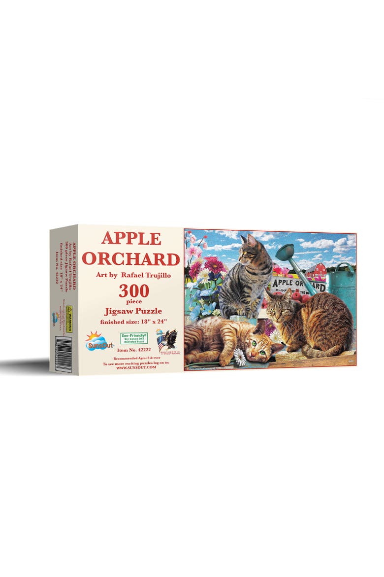 Apple Orchard 300 piece Jigsaw Puzzle for Adults, Main, color, Multicolor