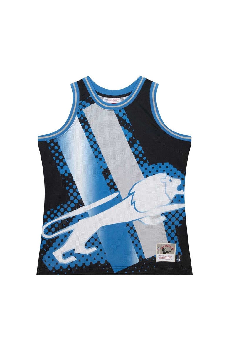 Mitchell & Ness Men's Mitchell & Ness Black Detroit Lions Big Face 7.0 Fashion Tank Top, Alternate, color, Black