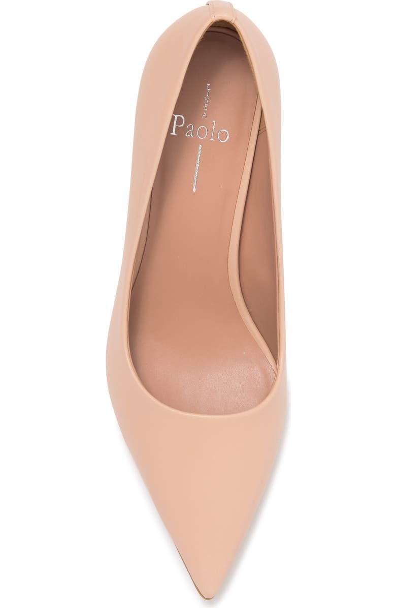 Linea Paolo Paris Pointed Toe Leather Pump, Alternate, color, Desert San
