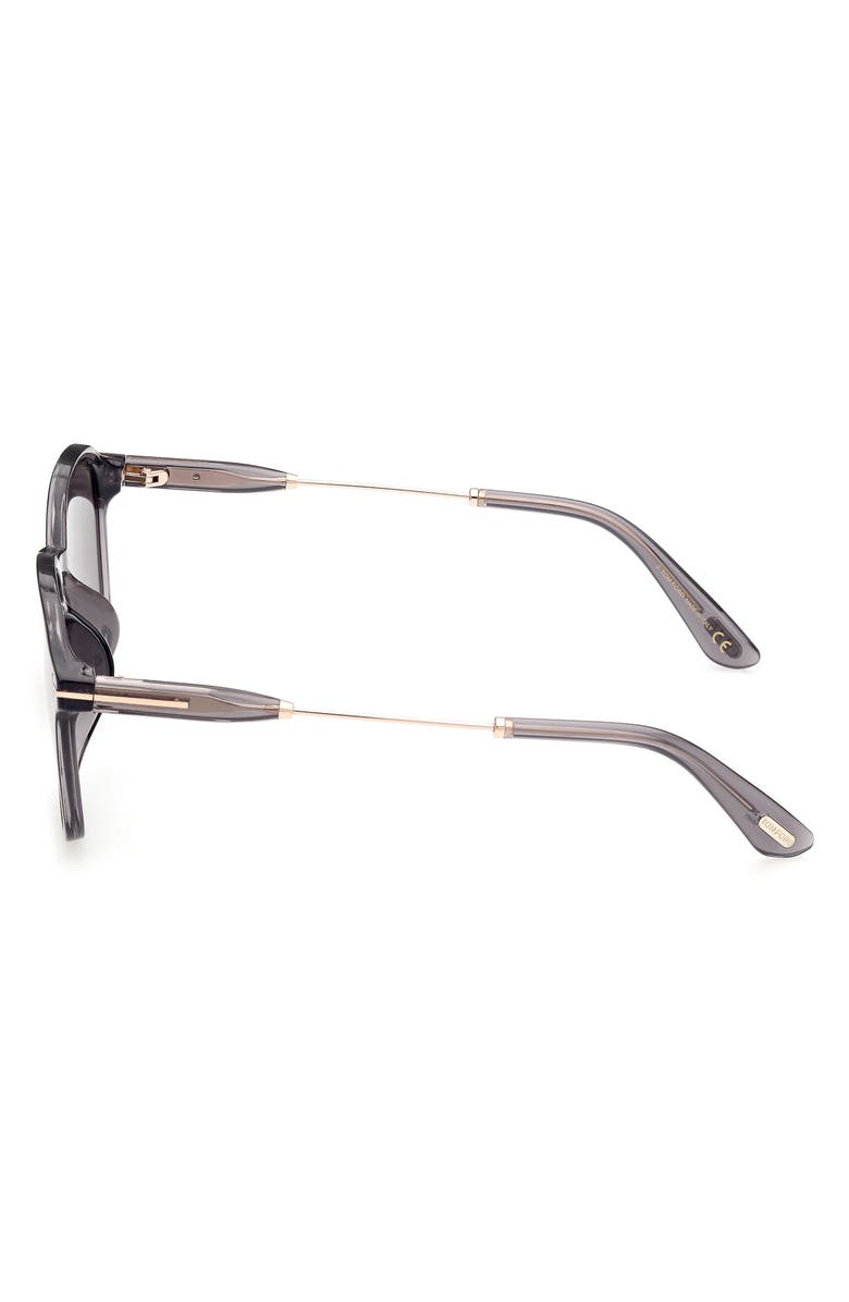 TOM FORD 56mm Round Sunglasses, Alternate, color, 