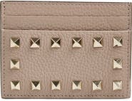 Valentino Garavani Rockstud Leather Card Holder